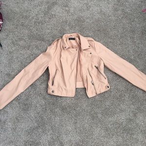 Pink Leather Jacket